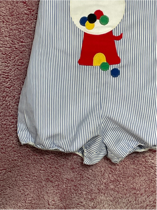 Boys vintage Kelly’s kids Gumball bubble shortall Romper 3T - Picture 3 of 6